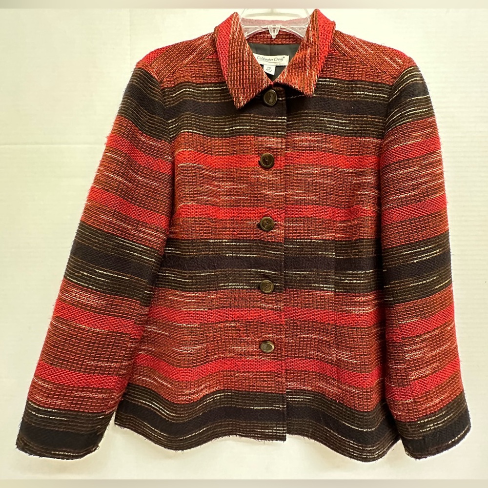 Coldwater Creek Southwestern Boho Blazer Size PM